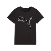 (レディース)トレーニング TAD エッセンシャル ロゴ 半袖 Tシャツ 527332 01 BLK