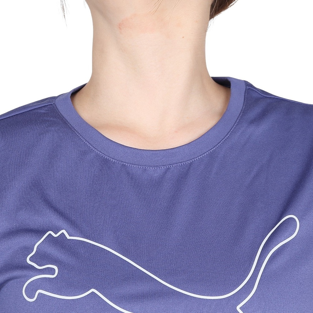 プーマ（PUMA）（レディース）トレーニング TAD エッセンシャル ロゴ 半袖 Tシャツ 527332 46 BGRY