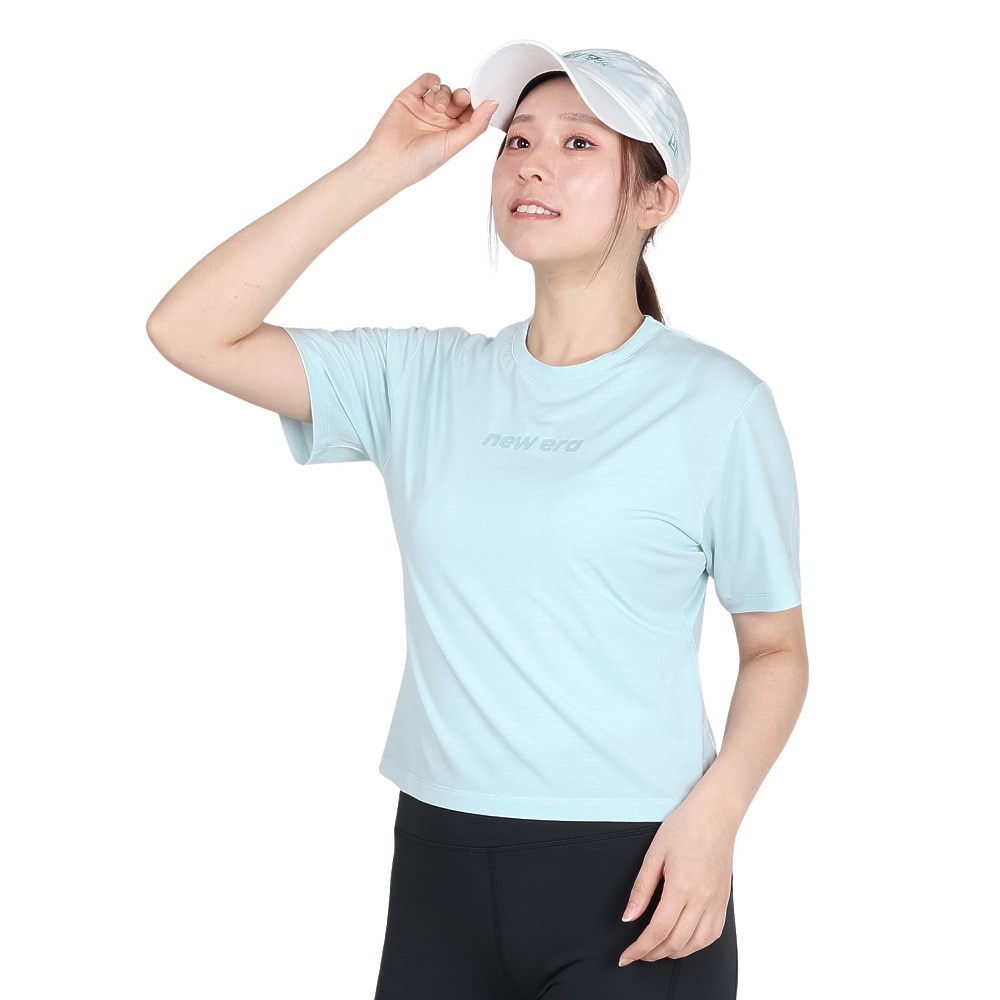 ニューエラ（NEW ERA）（レディース）パフォーマンスアパレル 半袖 テック ショート Tシャツ 14411943