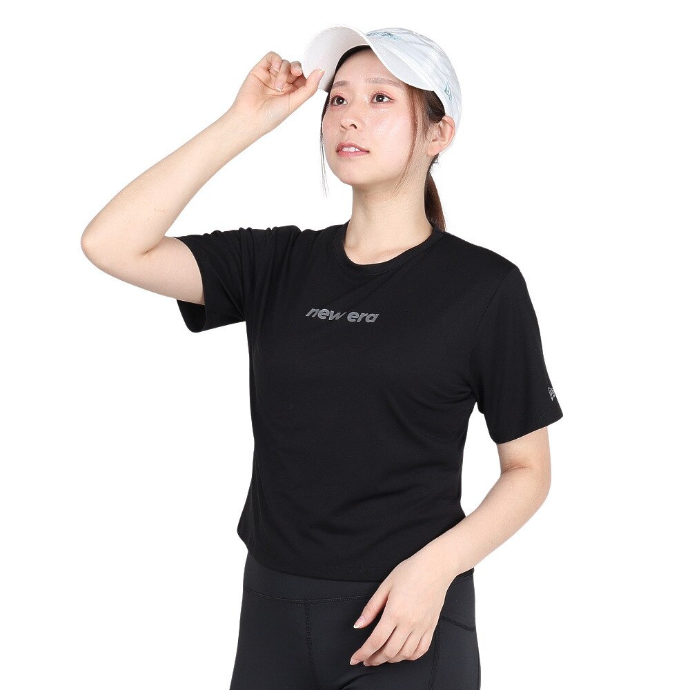 ニューエラ（NEW ERA）（レディース）パフォーマンスアパレル 半袖 テック ショート Tシャツ 14411944