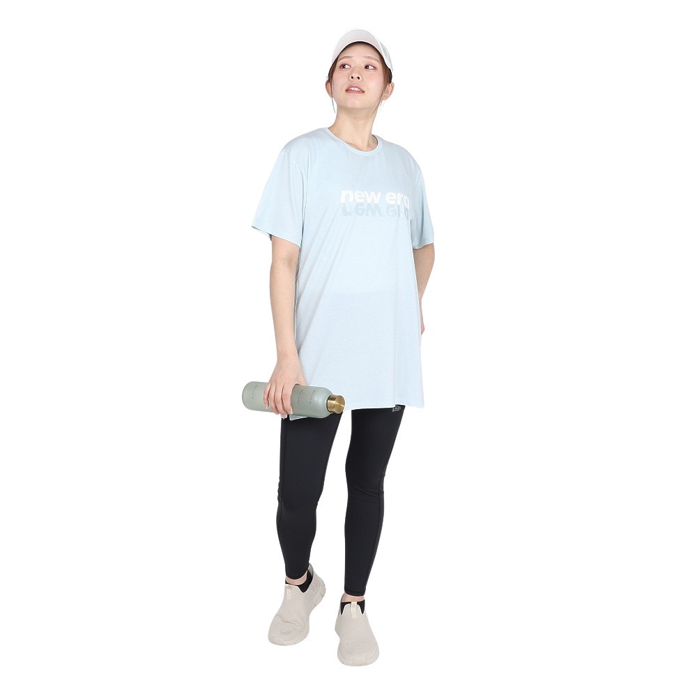 ニューエラ（NEW ERA）（レディース）パフォーマンスアパレル 半袖 テック ロングレングス Tシャツ 14411948