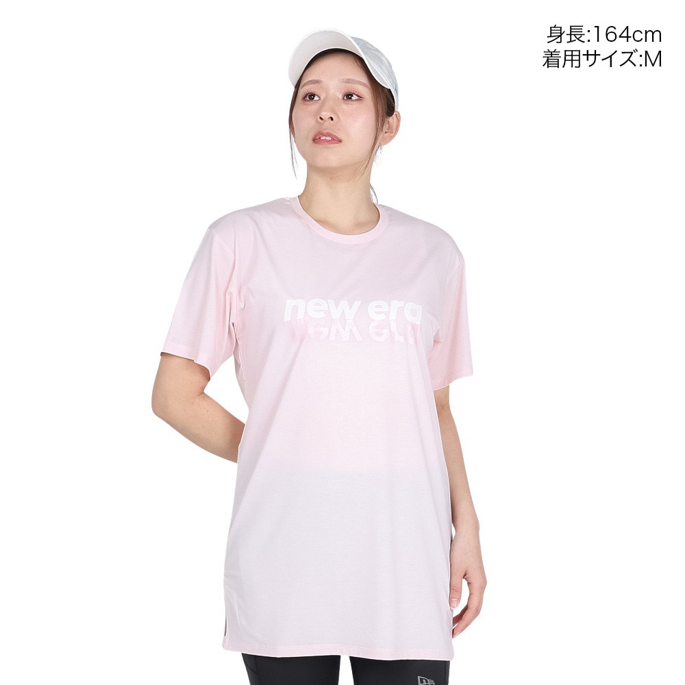 ニューエラ（NEW ERA）（レディース）パフォーマンスアパレル 半袖 テック ロングレングス Tシャツ 14411949