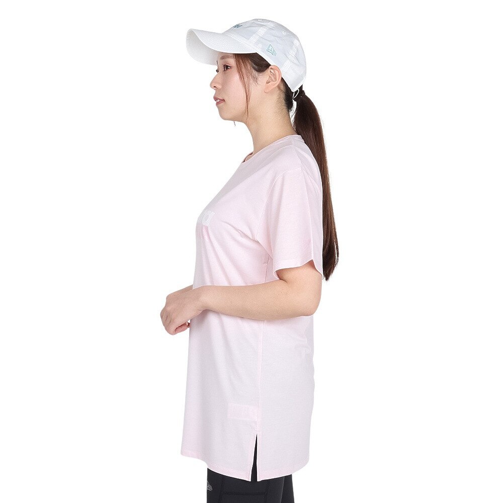 ニューエラ（NEW ERA）（レディース）パフォーマンスアパレル 半袖 テック ロングレングス Tシャツ 14411949