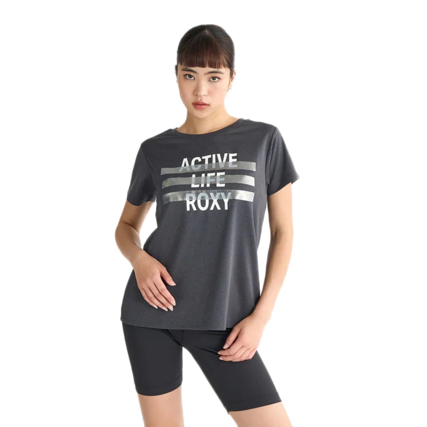 ロキシー（ROXY）（レディース）FLASHBACK Tシャツ 25SPRST251538GRY