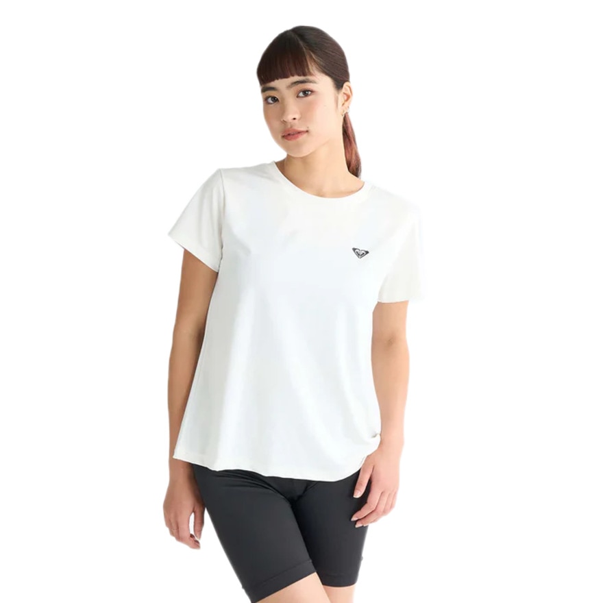 ロキシー（ROXY）（レディース）UPLIFTING LIFE Tシャツ 25SPRST251539WHT