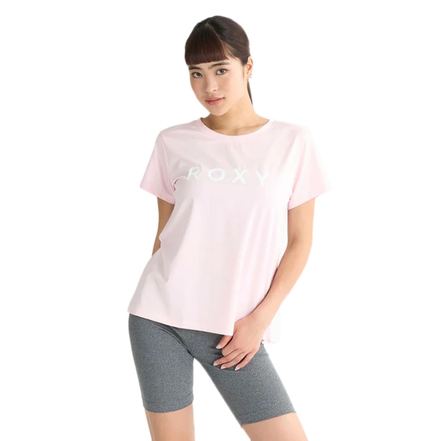 ロキシー（ROXY）（レディース）SIMPLICITY OF LIVING 半袖Tシャツ 25SPRST251540PNK