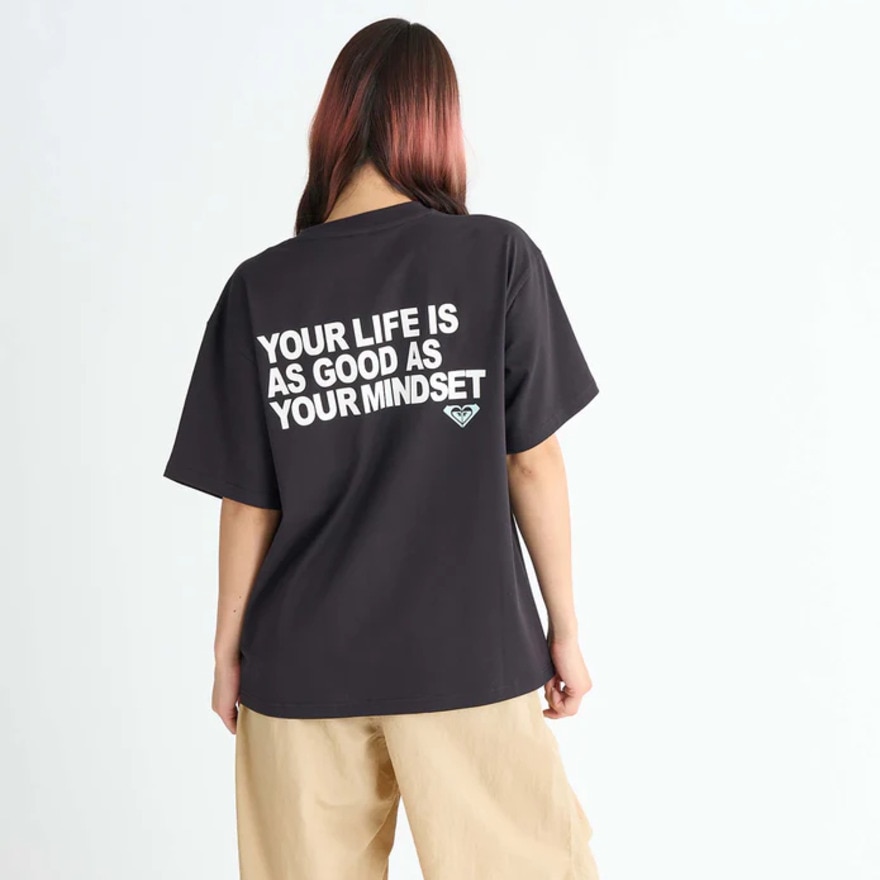 ロキシー（ROXY）（レディース）KEEP CLOSE 半袖Tシャツ 25SPRST251548BLK