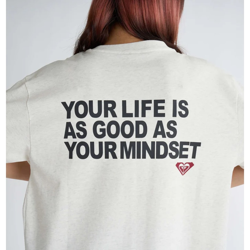 ロキシー（ROXY）（レディース）KEEP CLOSE 半袖Tシャツ 25SPRST251548LGY