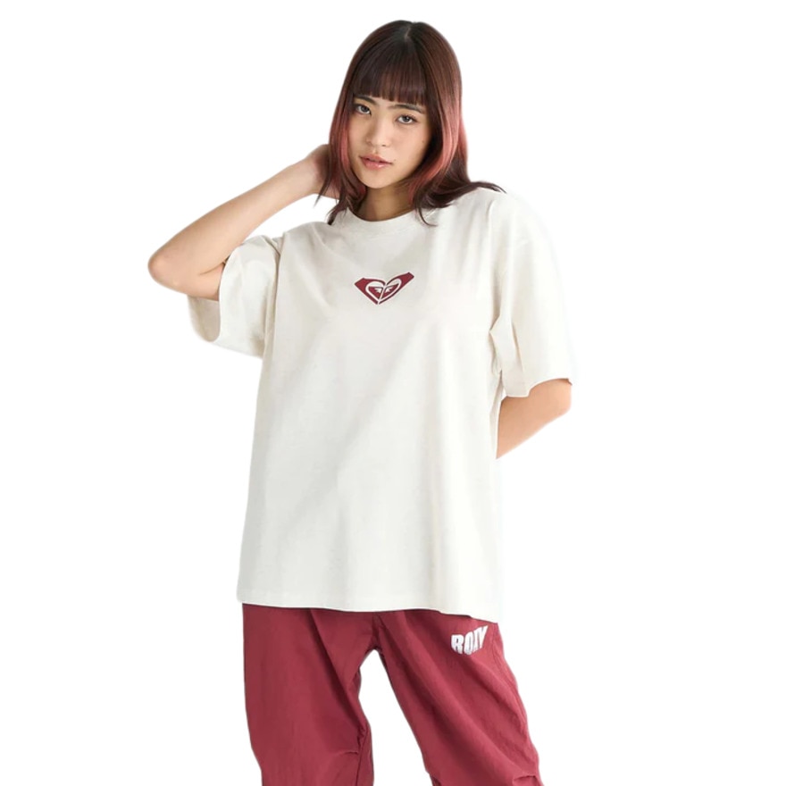 ロキシー（ROXY）（レディース）KEEP CLOSE 半袖Tシャツ 25SPRST251548LGY