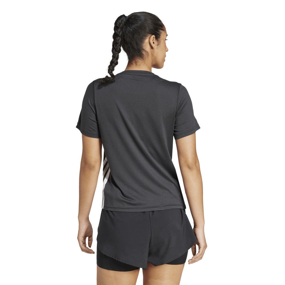 アディダス（adidas）（レディース）トレイン エッセンシャルズ スリーストライプス ワークアウト半袖Tシャツ KUC81-JH1392