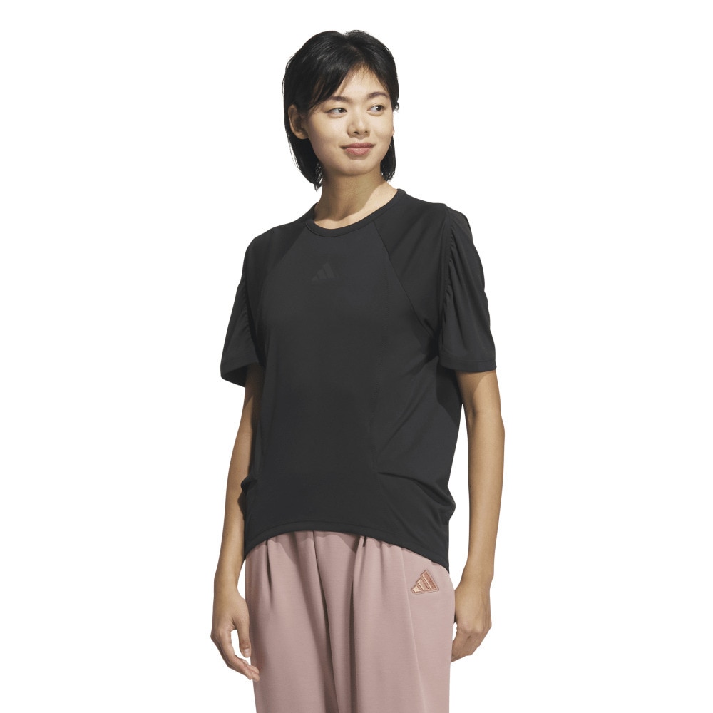 アディダス（adidas）（レディース）LUXFLOW スポーツ リラックスTシャツ KQD91-JP0035