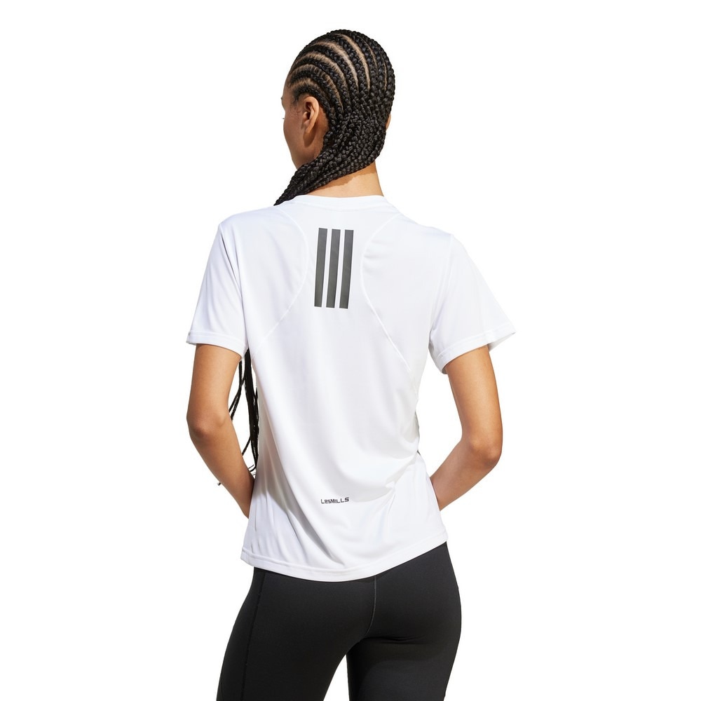 アディダス（adidas）（レディース）Les Mills グラフィック 半袖Tシャツ KRL49-JJ1430