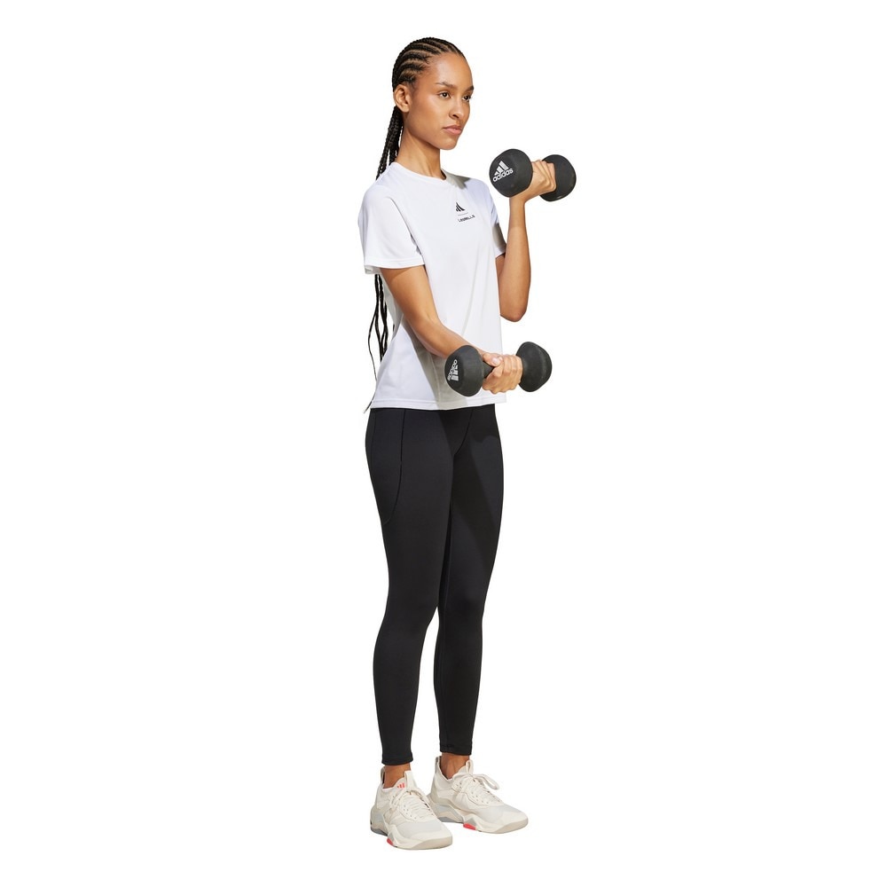 アディダス（adidas）（レディース）Les Mills グラフィック 半袖Tシャツ KRL49-JJ1430