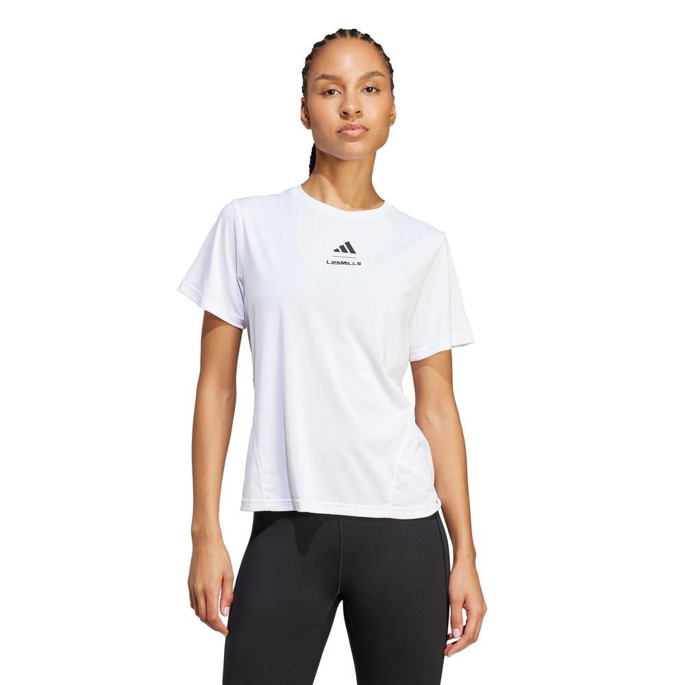 アディダス（adidas）（レディース）Les Mills グラフィック 半袖Tシャツ KRL49-JJ1430