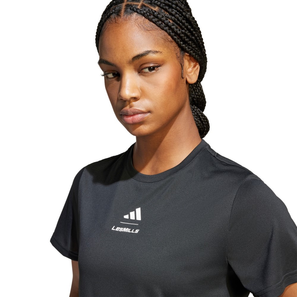アディダス（adidas）（レディース）Les Mills グラフィック 半袖Tシャツ KRL49-JJ1431