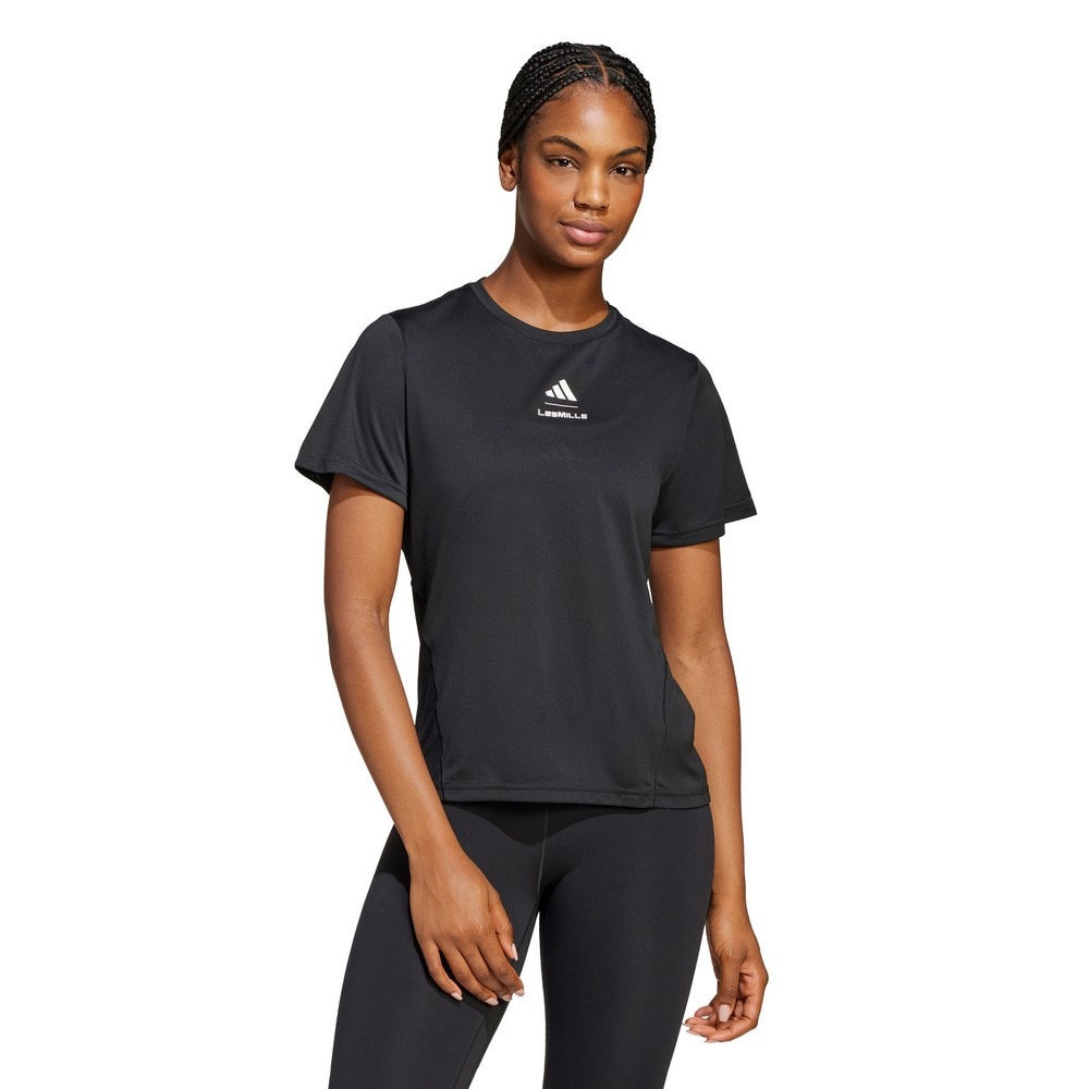 アディダス（adidas）（レディース）Les Mills グラフィック 半袖Tシャツ KRL49-JJ1431