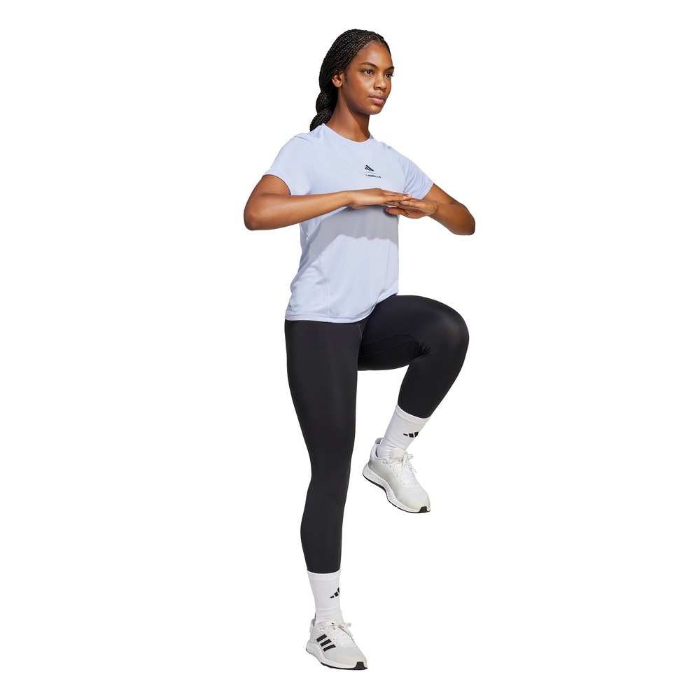 アディダス（adidas）（レディース）Les Mills グラフィック 半袖Tシャツ KRL49-JM3683