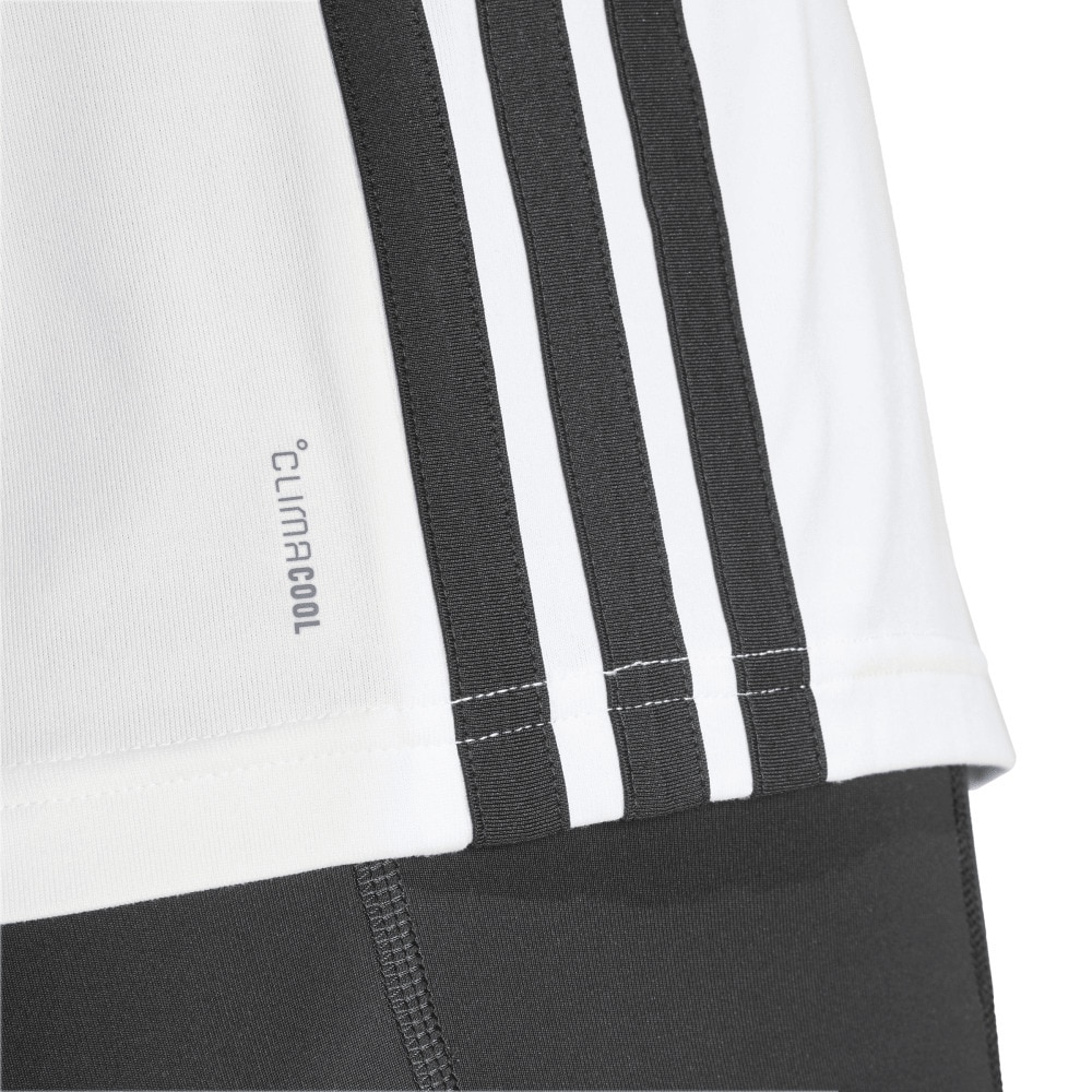 アディダス（adidas）（レディース）トレイン エッセンシャルズ スリーストライプス ワークアウト半袖Tシャツ KUC81-JH1393