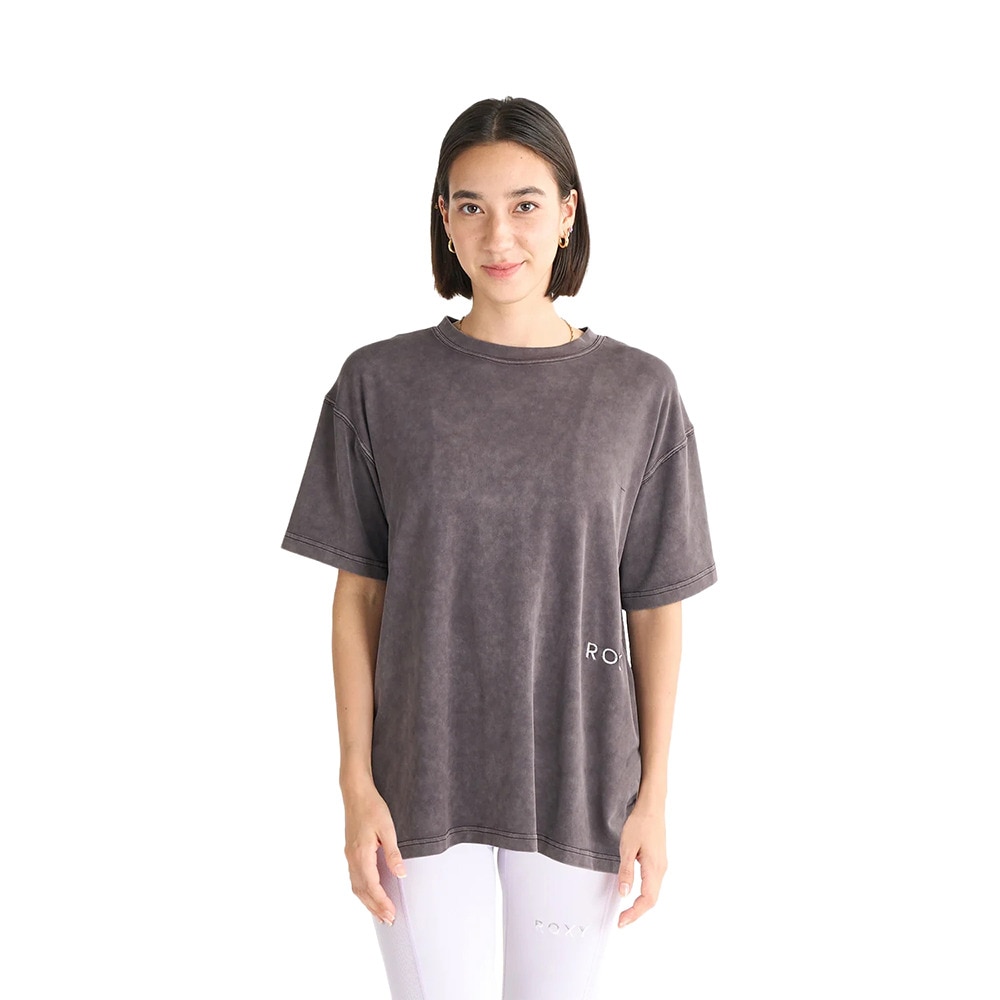 ロキシー（ROXY）（レディース）BEAUTY IN MIND 半袖Tシャツ 水陸両用 25SURST252553BLK
