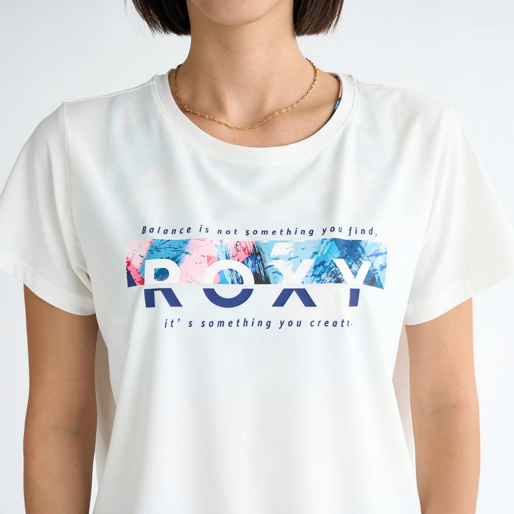 ロキシー（ROXY）（レディース）YOUR FLAVA 半袖Tシャツ 水陸両用 25SURST252560WHT