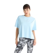 (レディース)TREAUSRE YOURSELF 半袖Tシャツ フィットネス スポーツ 25SURST252563LBL