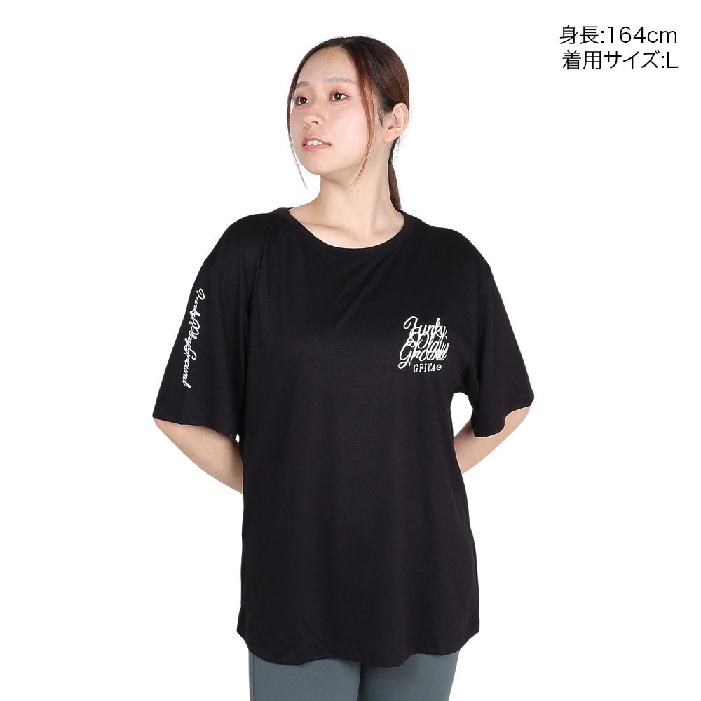 ジーフィット（G-FIT）（レディース）リラックスフィット半袖トップ GA-C673TS-B