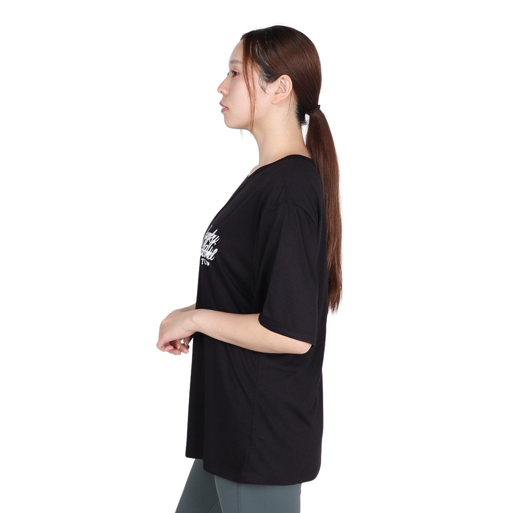 ジーフィット（G-FIT）（レディース）リラックスフィット半袖トップ GA-C673TS-B