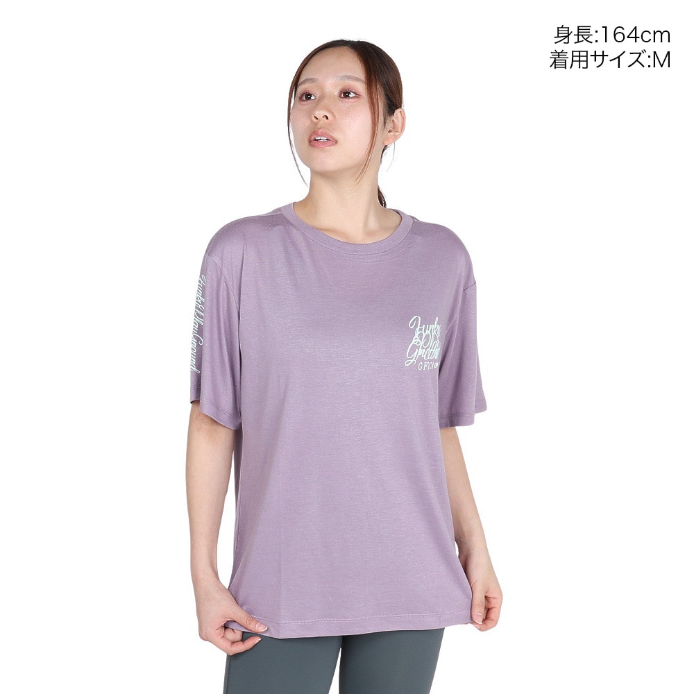 ジーフィット（G-FIT）（レディース）リラックスフィット半袖トップ GA-C673TS-LV