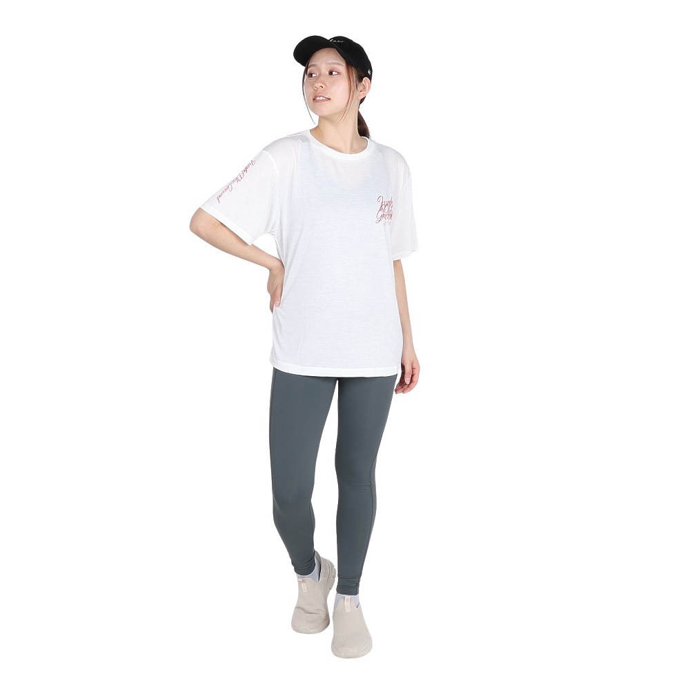 ジーフィット（G-FIT）（レディース）リラックスフィット半袖トップ GA-C673TS-W
