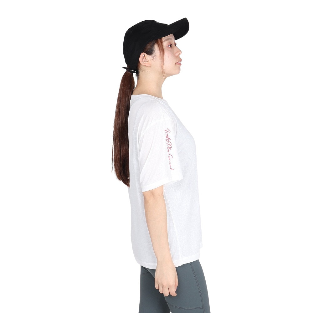 ジーフィット（G-FIT）（レディース）リラックスフィット半袖トップ GA-C673TS-W