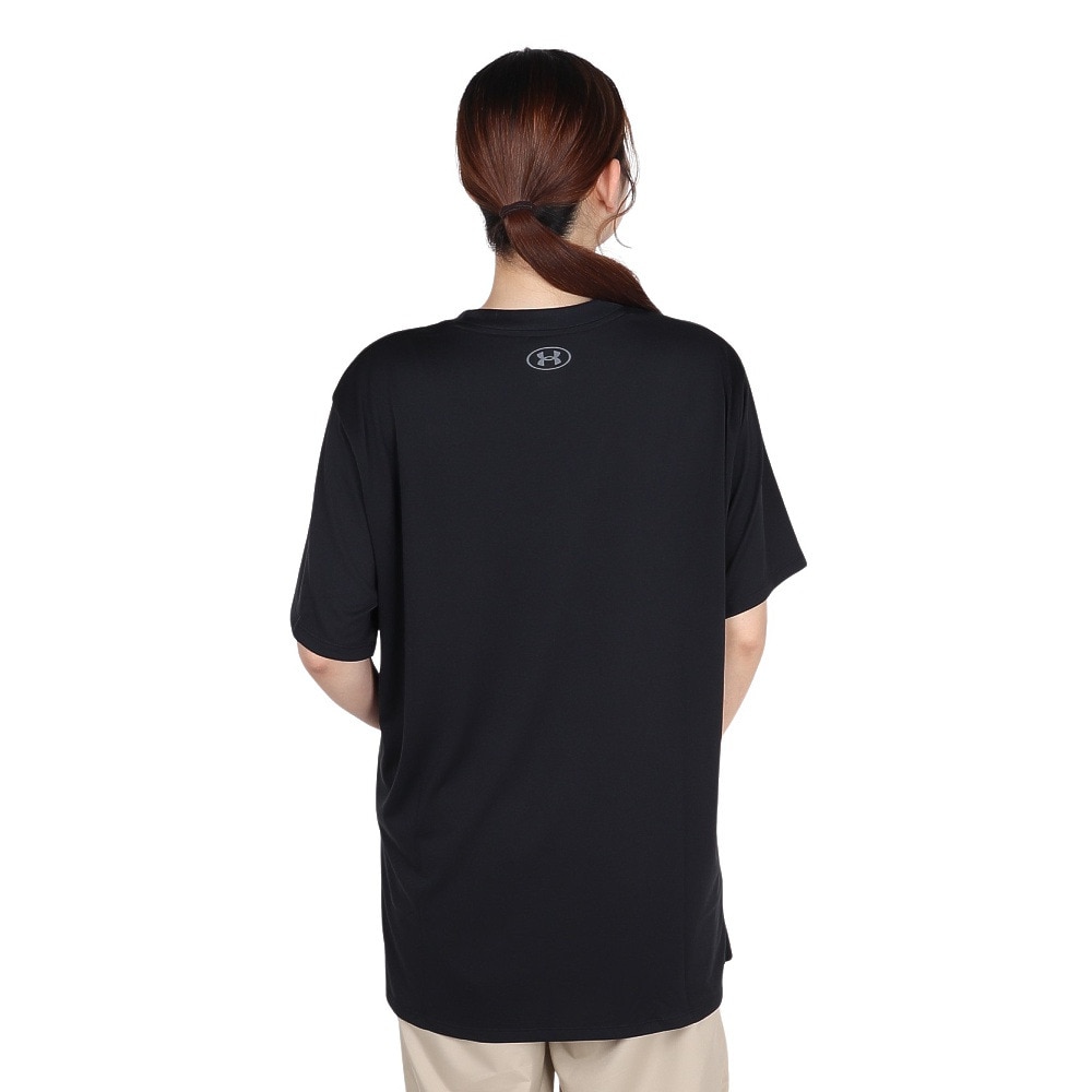 アンダーアーマー（UNDER ARMOUR）（レディース）テック オーバーサイズド ビッグロゴ Tシャツ 6007702 001