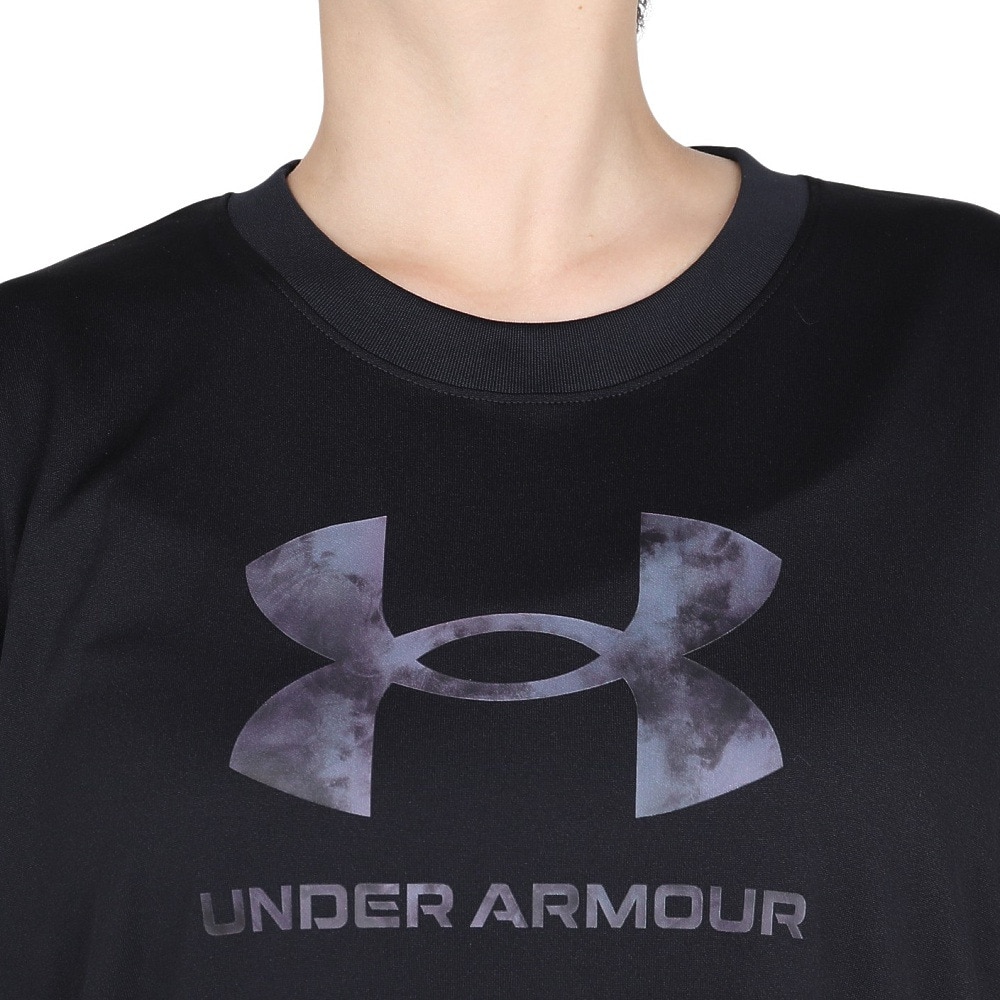 アンダーアーマー（UNDER ARMOUR）（レディース）テック オーバーサイズド ビッグロゴ Tシャツ 6007702 001