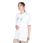 (レディース)テック オーバーサイズド ビッグロゴ Tシャツ 6007702 100