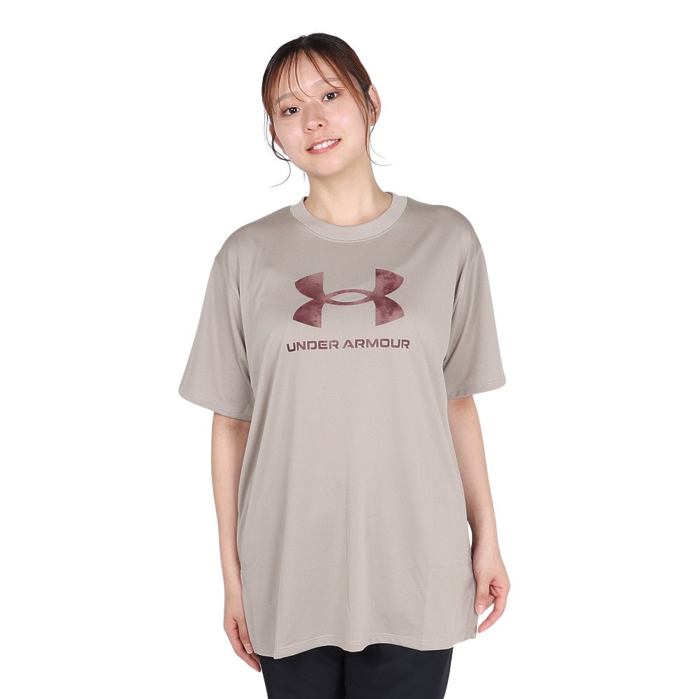 アンダーアーマー（UNDER ARMOUR）（レディース）テック オーバーサイズド ビッグロゴ Tシャツ 6007702 203