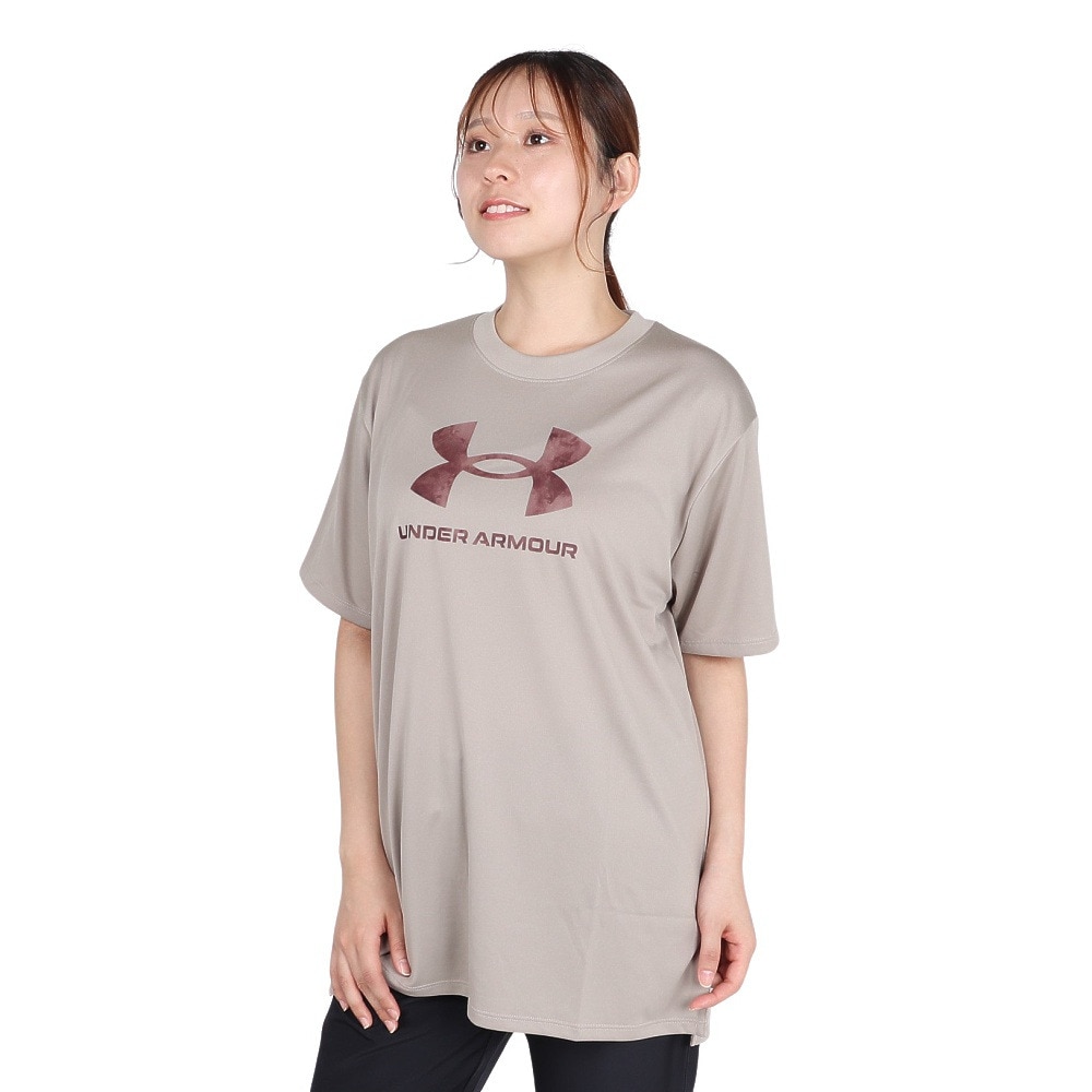 アンダーアーマー（UNDER ARMOUR）（レディース）テック オーバーサイズド ビッグロゴ Tシャツ 6007702 203