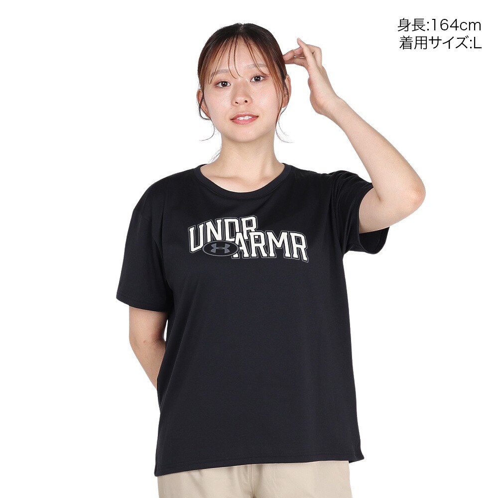 アンダーアーマー（UNDER ARMOUR）（レディース）テック グラフィック Tシャツ 6007703 001