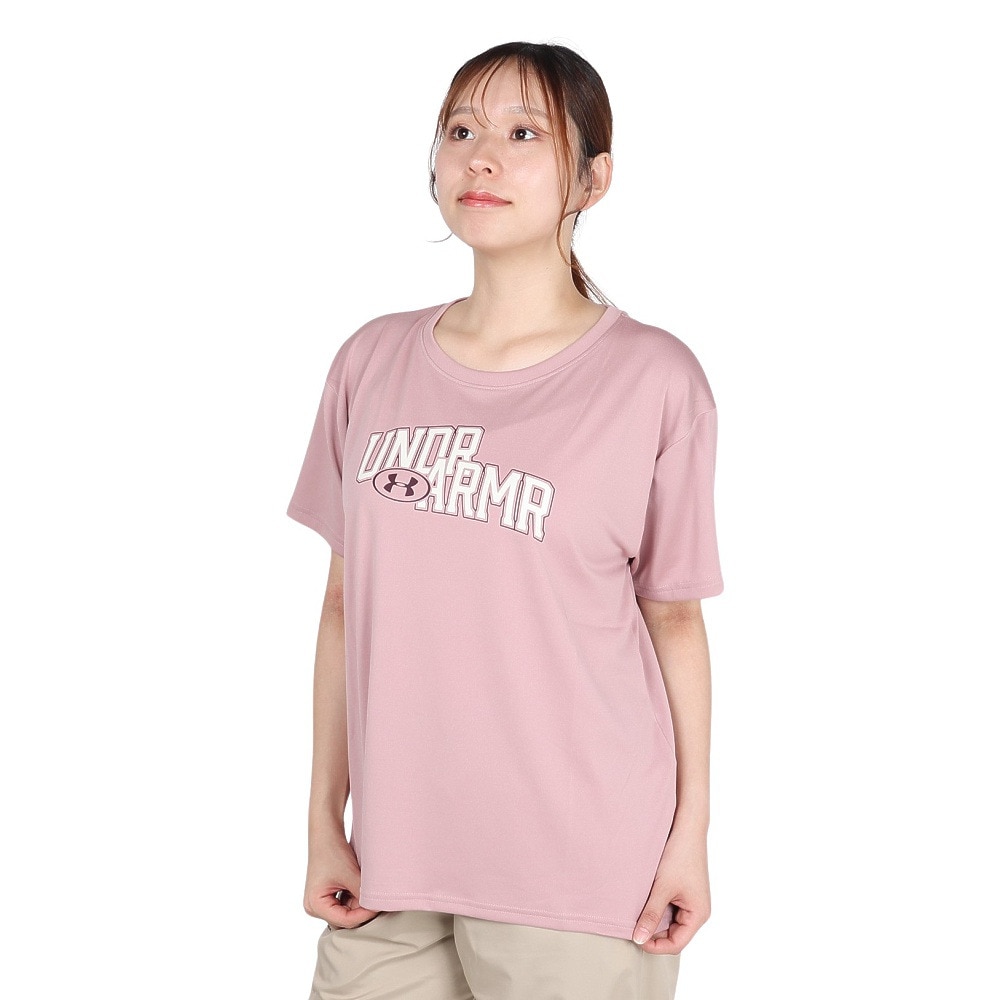アンダーアーマー（UNDER ARMOUR）（レディース）テック グラフィック Tシャツ 6007703 673