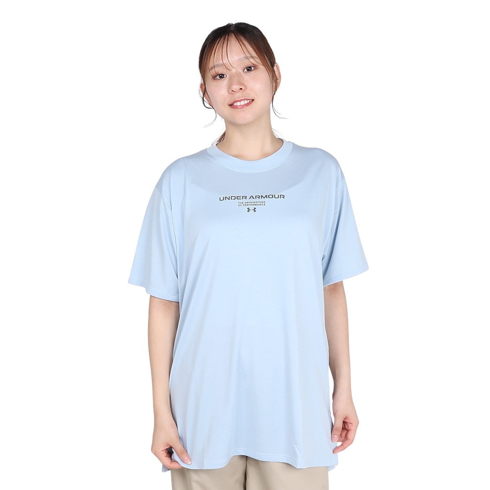 アンダーアーマー（UNDER ARMOUR）（レディース）テック オーバーサイズド グラフィック Tシャツ 6007704 453