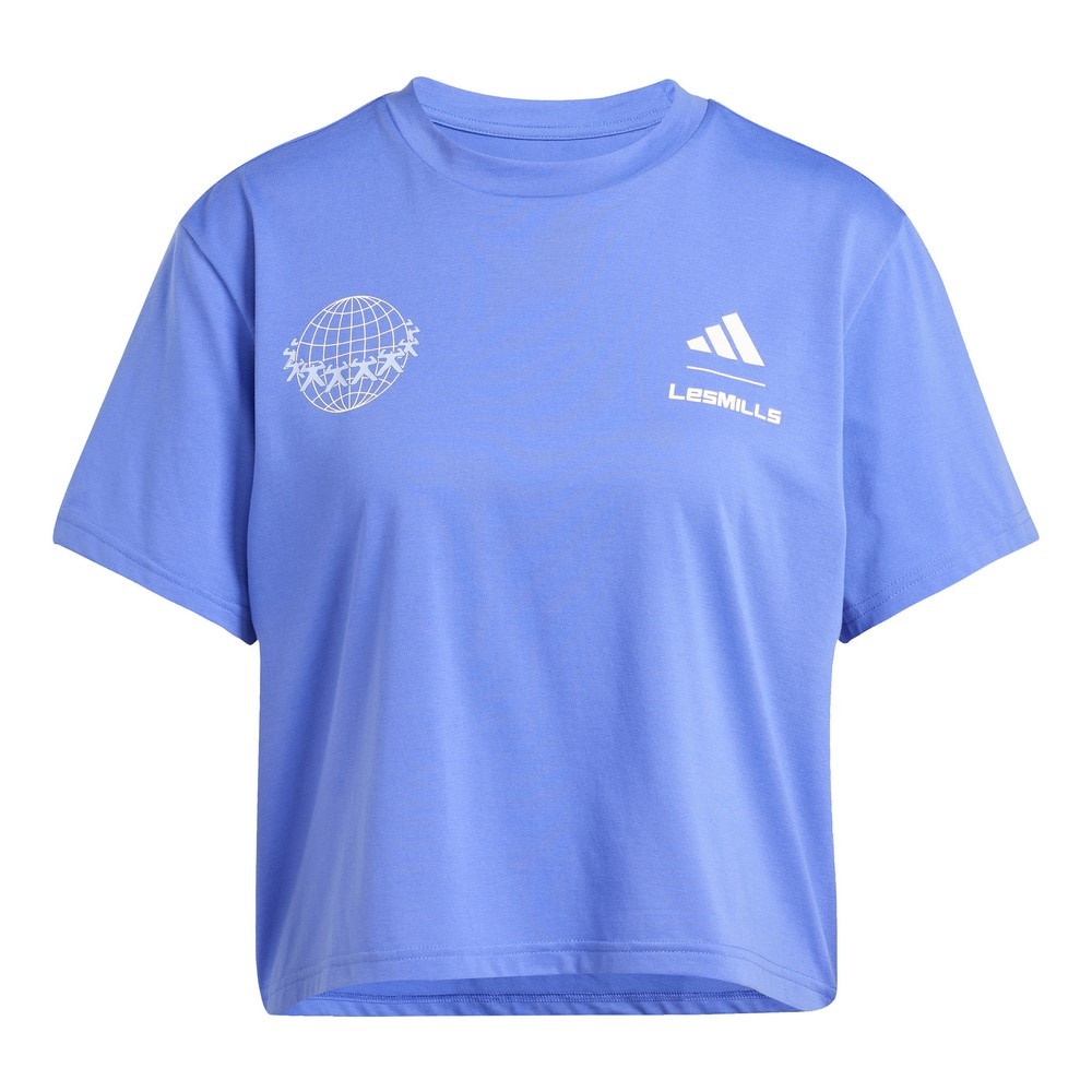 アディダス（adidas）（レディース）Les Mills チーム グラフィック 半袖Tシャツ JW3870-W3870