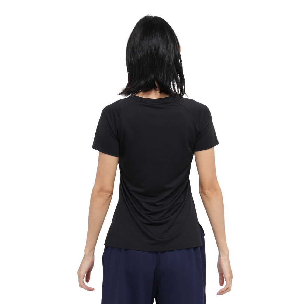 ニューバランス（new balance）（レディース）スポーツ ショートスリーブTシャツ AWT53400BK