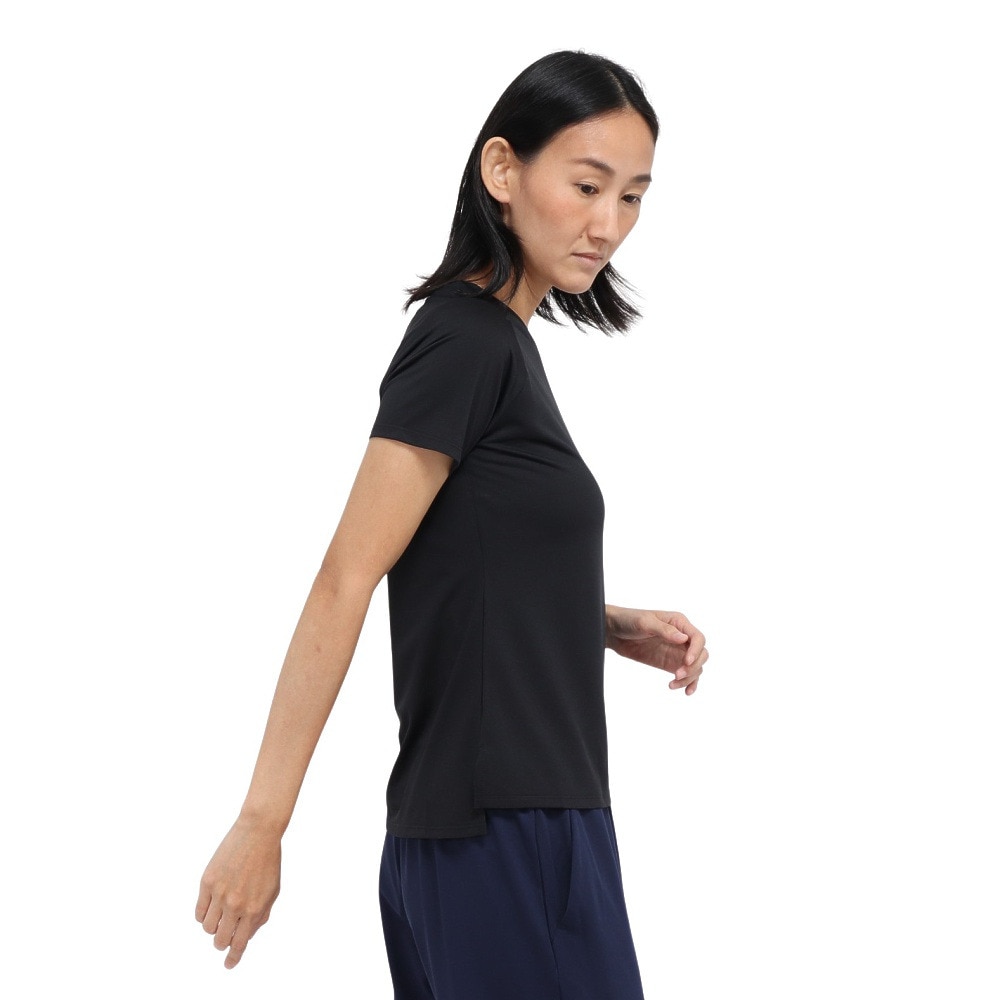 ニューバランス（new balance）（レディース）スポーツ ショートスリーブTシャツ AWT53400BK