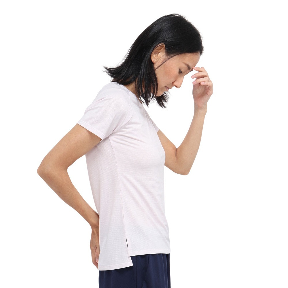 ニューバランス（new balance）（レディース）スポーツ ショートスリーブTシャツ AWT53400PTG