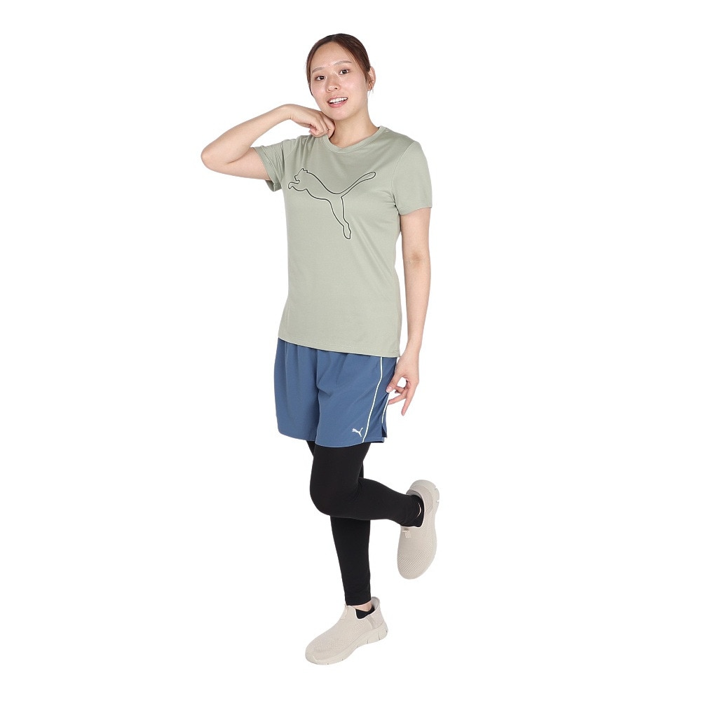 プーマ（PUMA）（レディース）ウィメンズ トレーニング TAD エッセンシャル ロゴ 半袖Tシャツ 527332 82 KHK