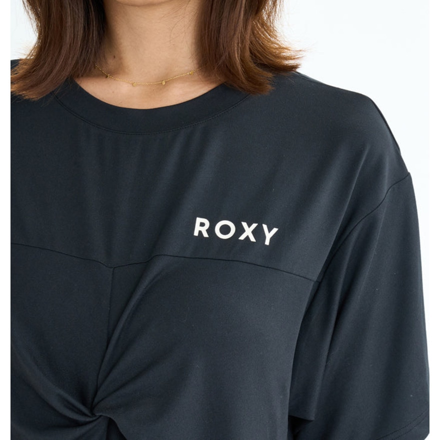 ロキシー（ROXY）（レディース）ALL IS WELL TEE フィットネス 半袖Tシャツ 25FWRDK254513BLK