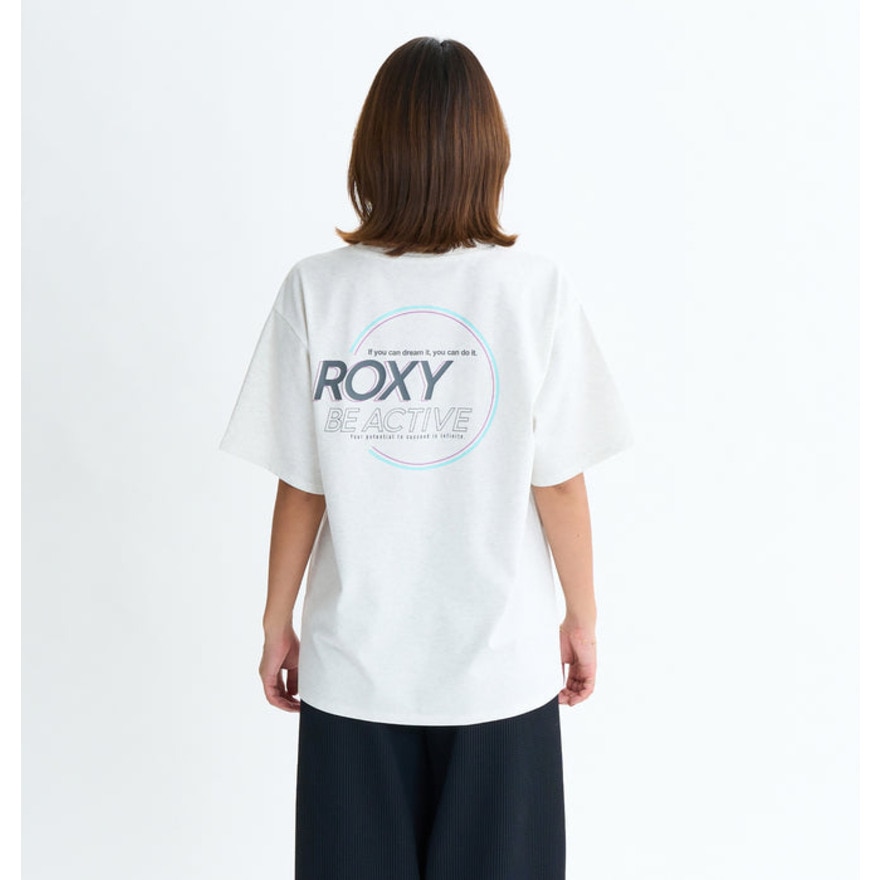 ロキシー（ROXY）（レディース）BE ACTIVE Tシャツ フィットネス 半袖 25FWRST254516LGY