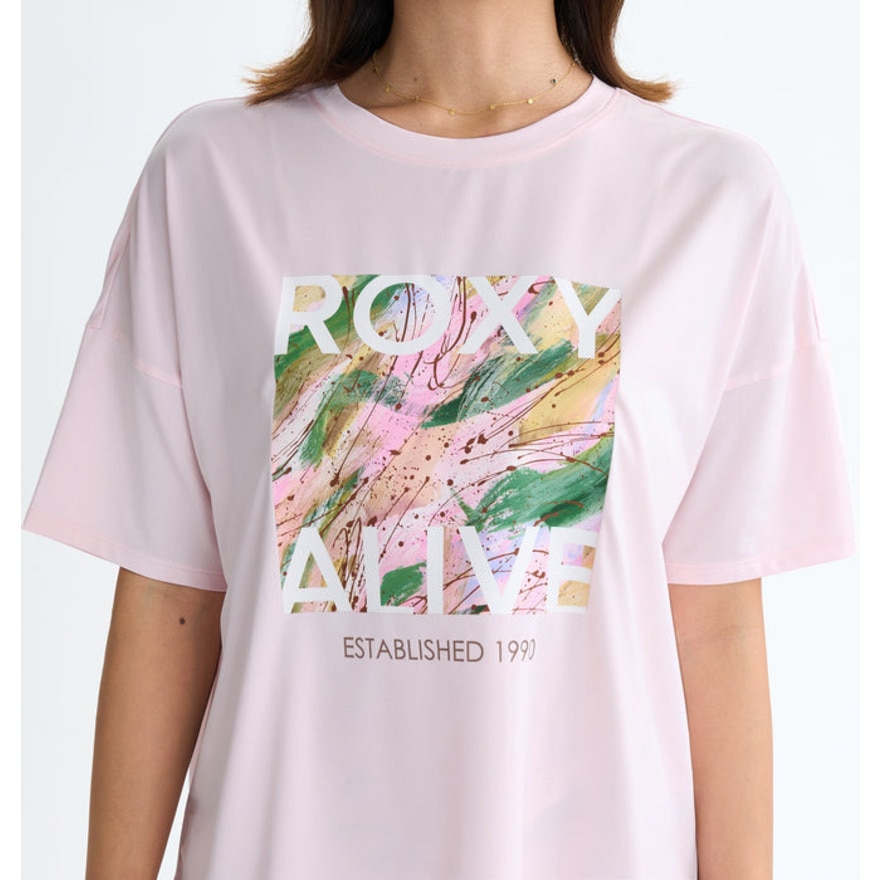 ロキシー（ROXY）（レディース）HAVE A GREAT DAY フィットネス 半袖Tシャツ 25FWRST254522PNK