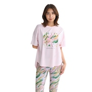 (レディース)HAVE A GREAT DAY フィットネス 半袖Tシャツ 25FWRST254522PNK