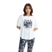 (レディース)HAVE A GREAT DAY フィットネス 半袖Tシャツ 25FWRST254522WHT