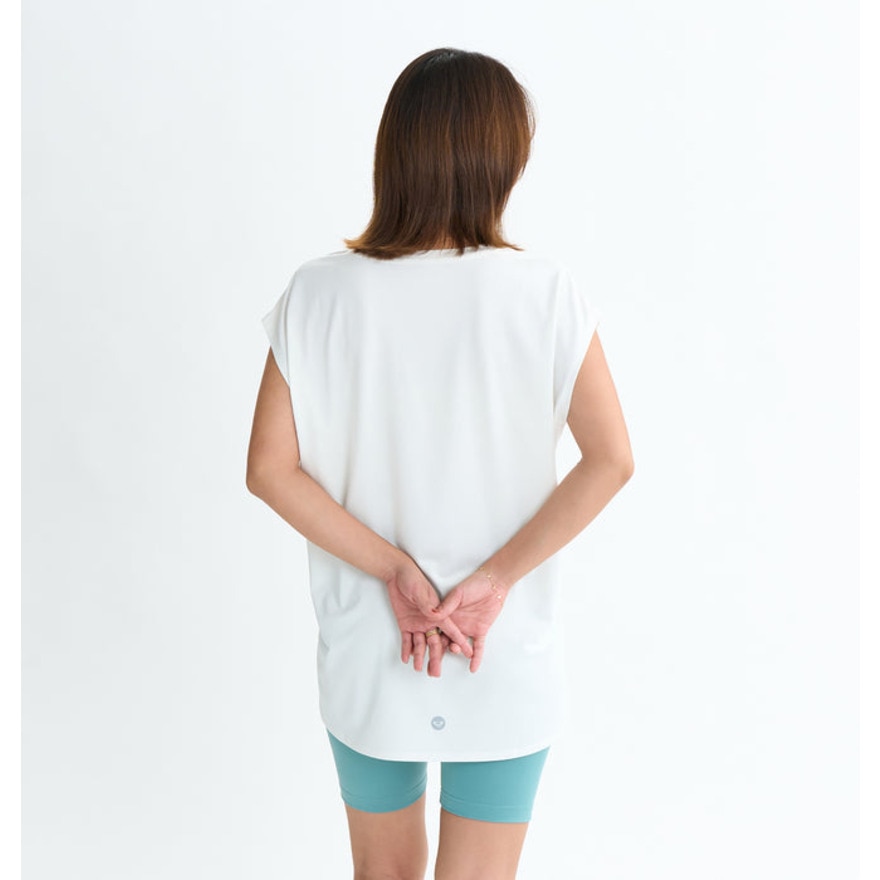 ロキシー（ROXY）（レディース）GEOMETRIC フィットネス 半袖Tシャツ 25FWRST254534WHT
