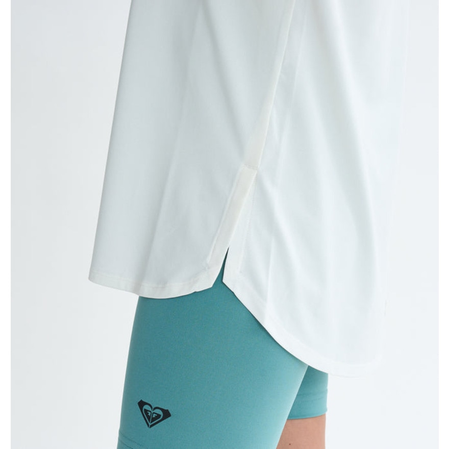 ロキシー（ROXY）（レディース）GEOMETRIC フィットネス 半袖Tシャツ 25FWRST254534WHT